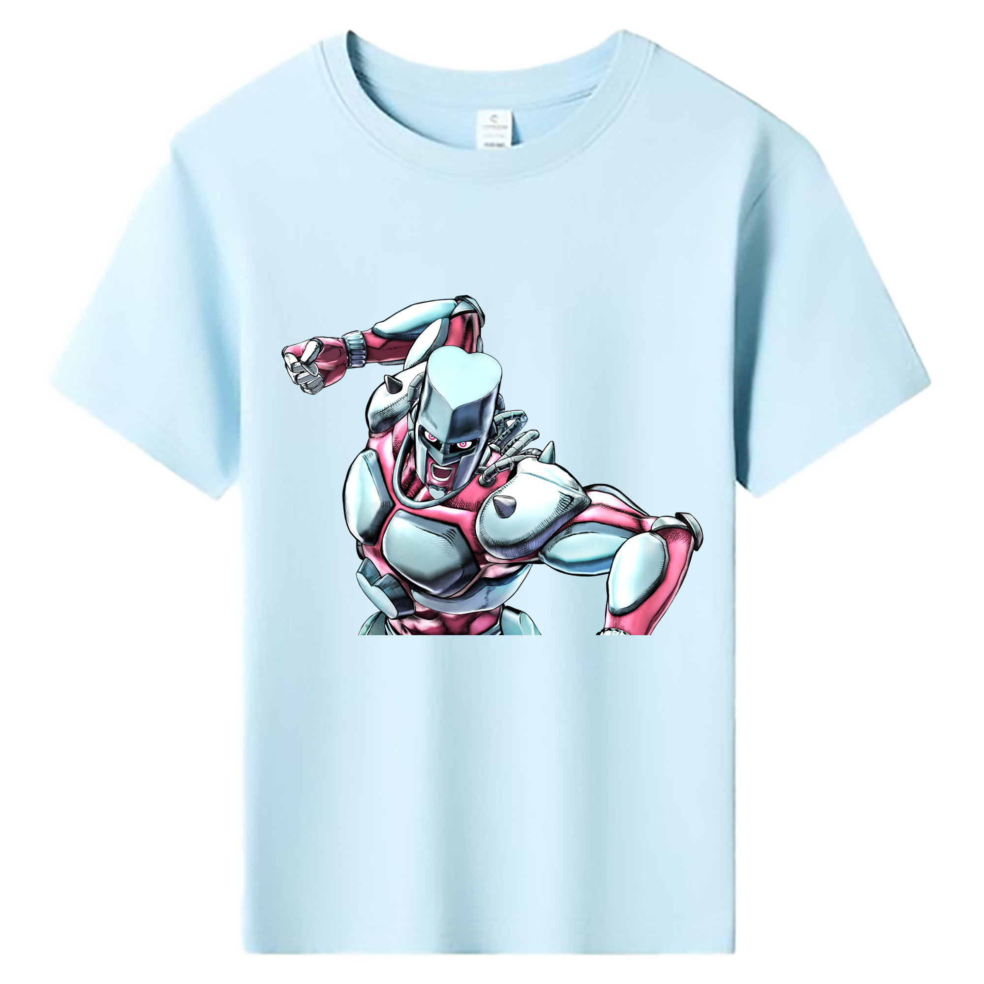 （画像用） ジョジョの奇妙な冒険 ひがしかた じょうすけ JoJo's Bizarre Adventure Higashikata Josuke 綿100％キッズTシャツ（フロントプリント）